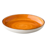 Q AUTHENTIC Jersey bord rond diep oranje 26,5 cm – per 12 stuks