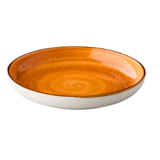 Jersey bord rond diep oranje 26,5 cm – per 12 stuks