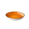Q AUTHENTIC Jersey diep rond bord oranje 23,5 cm – per 6 stuks