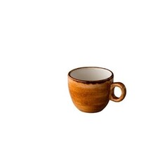 Q Authentic Jersey espressokop stapelbaar oranje 80ml doos à 6