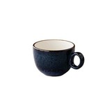 Jersey latte koffiekop stapelbaar blauw 350 ml – per 6 stuks