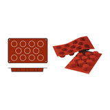 Bakvorm Muffins-Small – 0,050 l – siliconenrubber (VMQ)