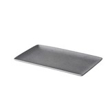 Q Authentic Tinto rechthoekig bord mat grijs 19x33,5cm doos à 6