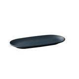Tinto serveerbord ovaal donkergrijs 30 x 15 cm – per 6 stuks