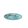 Bubble bord turquoise 27,5 cm – per 6 stuks