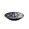 Bubble bord diep zwart 25,5 cm – per 3 stuks