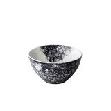 Q Authentic Bubbles kom zwart Ø15cm H8cm doos à 6