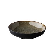 Q Authentic Speckle diep bord bruin/grijs Ø22cm H6cm doos à 12 Q Authentic Speckle diep bord bruin/grijs Ø22cm H6cm doos à 12