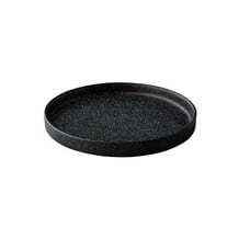 Q Raw Bristol bord m/opstaande rand stapelbaar Ø22cm H2,8cm doos à 12