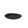 Oyster bord zwart 21 cm – per 4 stuks