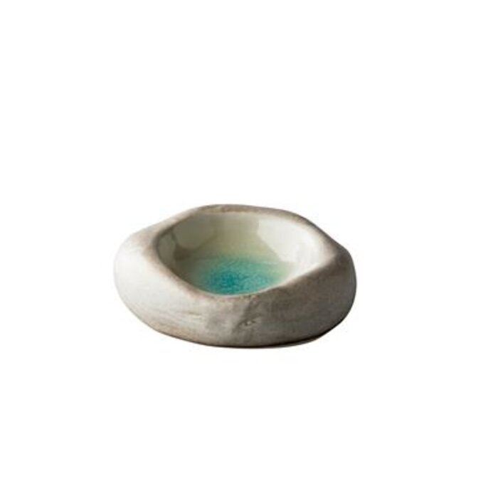 Q Raw Blue Lagoon hoog bord Ø17,5cm H5cm doos à 12