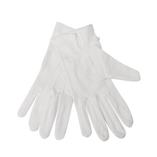 Serveerhandschoen 1 paar wit maat XL  100% katoen