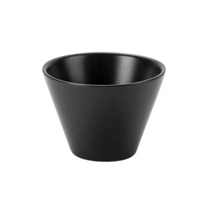 Porcelite Graphite conische kom Ø9cm H6,5cm doos à 6