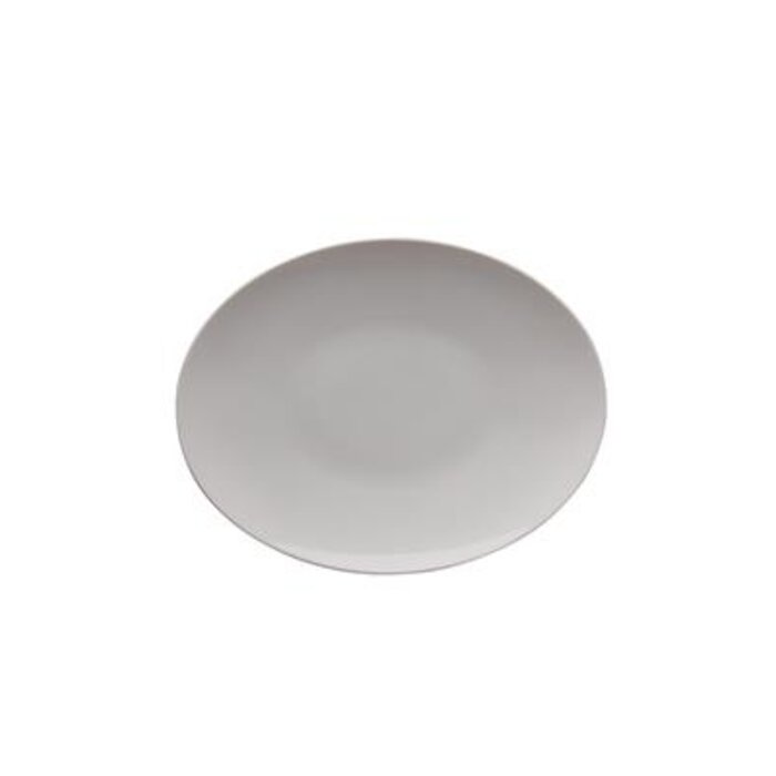 Q Basic bord ovaal 30 x 27 cm – per 12 stuks