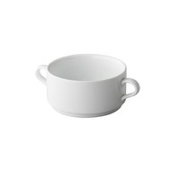 Q Basic stapelbare soepkom 2 oren  Ø11x5,5cm 300ml doos à 6