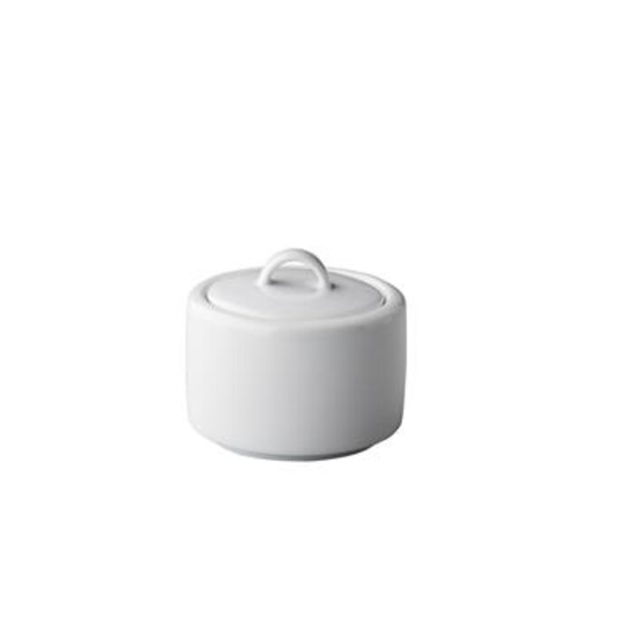 Q Basic suikerpot met deksel Ø9x6cm doos à 6
