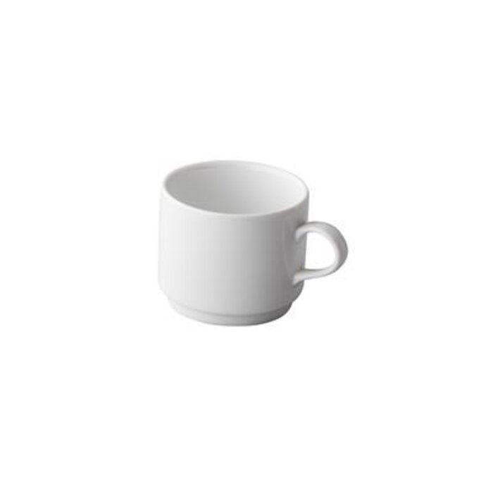 Q Basic koffiekop stapelbaar 220 ml – per 12 stuks