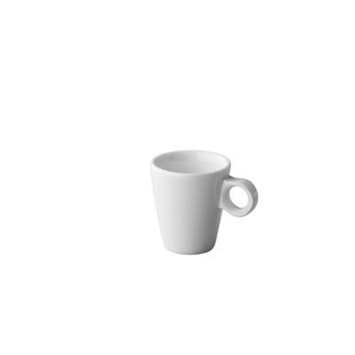 Q Basic espressokop conisch stapelbaar 80ml doos à 12