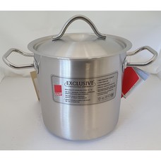Kapp kookpan m/deksel rvs Ø16cm H16cm 3,0ltr hoog inductie
