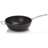 Les Forgees Wokpan Ø26cm m/rvs steel en anti-aanbaklaag Le Creuset