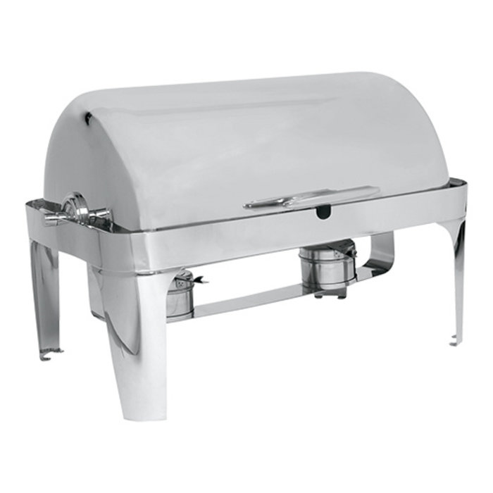 Chafing Dish rvs "Roll-Top" m/deksel 1/1GN 43(H)x69x44cm