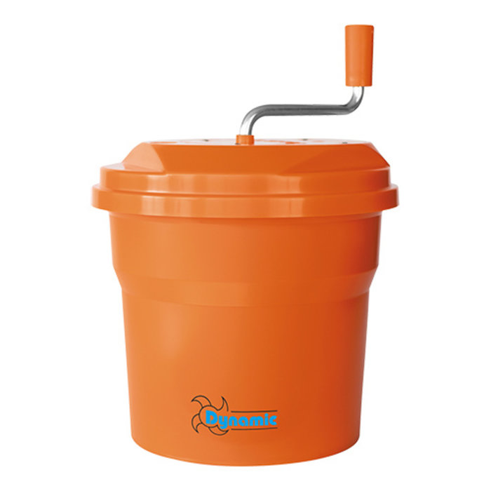 Dynamic slacentrifuge 10ltr oranje kunststof H40cm.