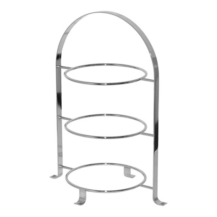 EMGA Serveerstandaard  3xØ26,0cm – verchroomd