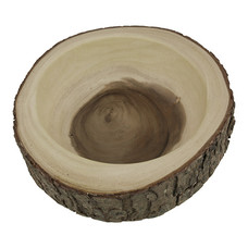 Serveerkom hout Ø19cm