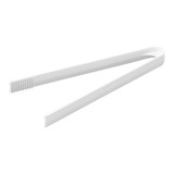 Serveertang  L.23,0cm – styreen-acrylonitril (SAN) – wit