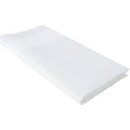 Servet Madeira wit m/atlas band 50x50cm. pak à 25 Servet Madeira wit m/atlas band 50x50cm. pak à 25