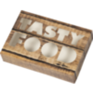 Cateringdoos hout look Tasty Food 35cm pak á 10 Cateringdoos hout look Tasty Food 35cm pak á 10