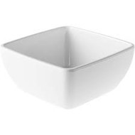 Melamine schaal 13x13cm wit kl. 5870 doos à 6 stuks