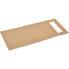Bestekzak/Sacchetto kraft met servet wit doos à 600 stuks