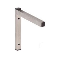 Console enkel rvs 30cm t.b.v. wandschap Console enkel rvs 30cm t.b.v. wandschap