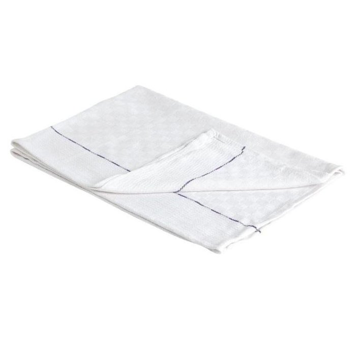 Serveerdoek/diendoek wit 45x45cm 50% Polyester  50% katoen pak à 6