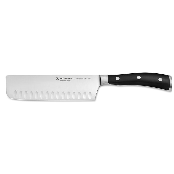 Wusthof Classic Ikon Nakiri met kuiltjes 17cm 4187/17
