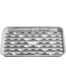 Grillschaal aluminium 340x240x28mm doos à 5x30 stuks zo voorkomt u dat uw bbq vervuilt.