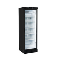 Topcold Display koelkast model T401LUX zwart met glasdeur