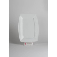 Renaud Square rechthoekig bord 28cm doos à 6 wit hard hotelporselein Renaud Square rechthoekig bord 28cm doos à 6 wit hard hotelporselein