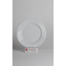 Renaud Ampio plat bord 19cm brede rand doos à 24 wit hotelporselein