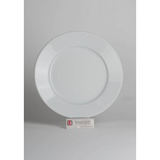 Renaud Ampio plat bord 26,5cm brede rand doos à 12 wit hard hotelporselein