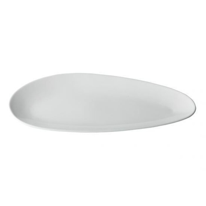 Q Fine China Cloud bord langwerpig 41 cm – per 12 stuks