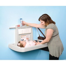 Rubbermaid Baby verkleedtafel beige opklapbaar horizontaal model