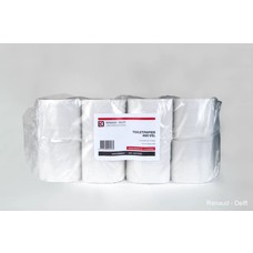 Toiletpapier recycled wit 400 vel 2-laags – per 40 rollen