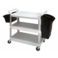 Rubbermaid serveerwagen X-tra  3 laags kleur wit Rubbermaid serveerwagen X-tra  3 laags kleur wit