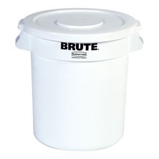 Rubbermaid ronde Brute container 38ltr wit 2610