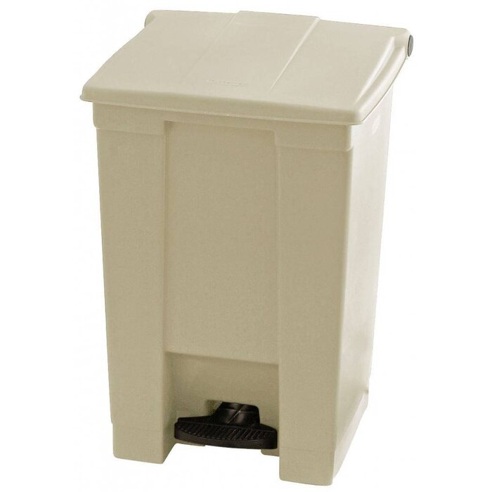 Pedaalemmer afvalbak 6143 30,5 ltr beige 41,5x43,5cm Rubbermaid