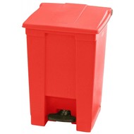 Pedaalemmer afvalbak 6144 45,5ltr rood 41,5x40x60cm Rubbermaid