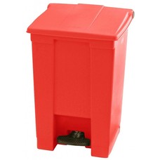 Pedaalemmer afvalbak 6145 68ltr rood 50x41x67,5cm Rubbermaid