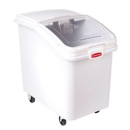 Rubbermaid voorraadcontainer wit 116ltr verrijdbaar